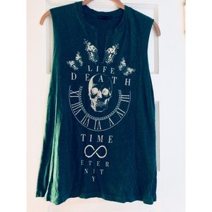 Life Death Time Eternity Sleeveless Shirt